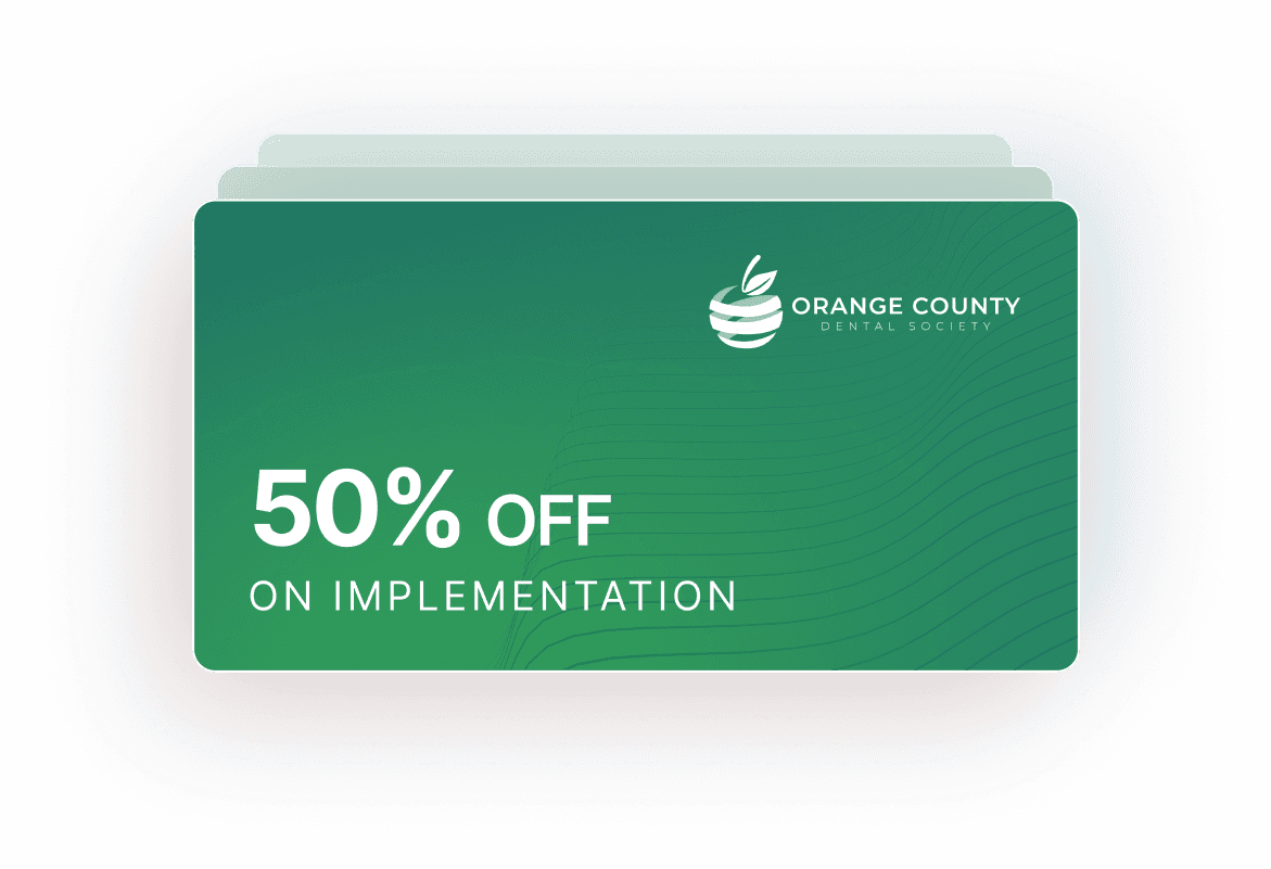 Orange County Dental Society offering "50% off on CareStack implementation